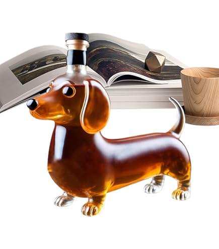 Amazon.co.jp: ダックスフントドッグウイスキーボトル - ダックス